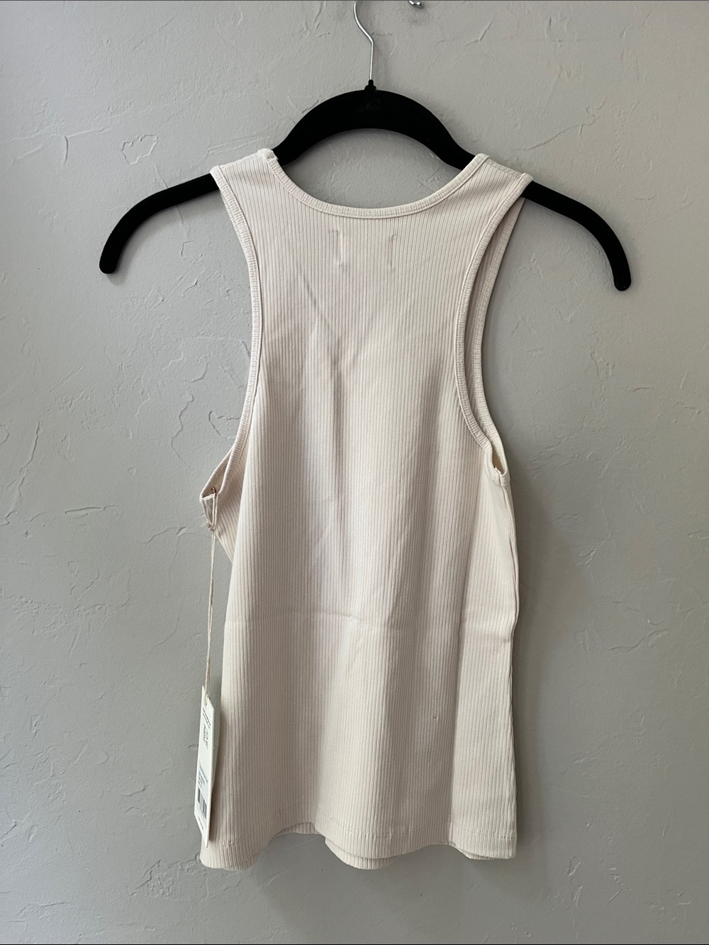 MATE THE LABEL TENCEL RIB EASY TANK BONE XS - Picture 2 of 2